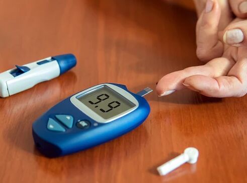 Blood sugar levels rose steadily